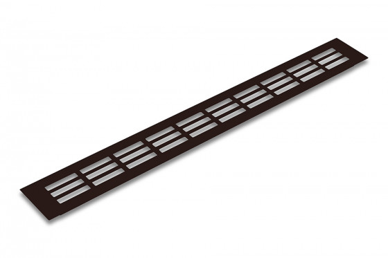 Ventilation grid 60/400mm brown matt