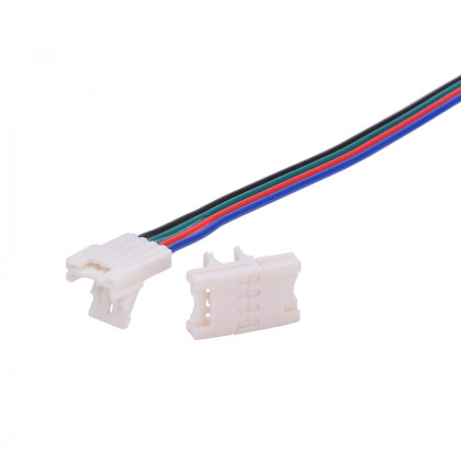 StrongLumio connector for LED strips 10mm - cable 4 line