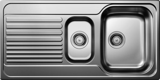 BLANCO 526620 Sink TIPO II 6 S stainless steel natural gloss without eccentric