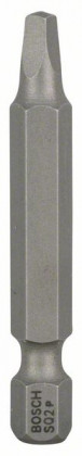 BOSCH 2608521115 Screwdriver bit 3pcs Extra Hard R2, 49 mm