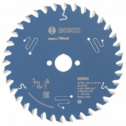 BOSCH 2608644009 Saw blade Expert for Wood 140 x 20 x 1.8 mm, 36
