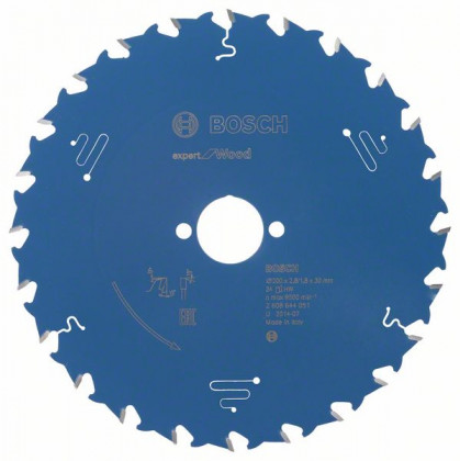 BOSCH 2608644051 Saw blade Expert for Wood 200 x 30 x 2.8 mm, 24