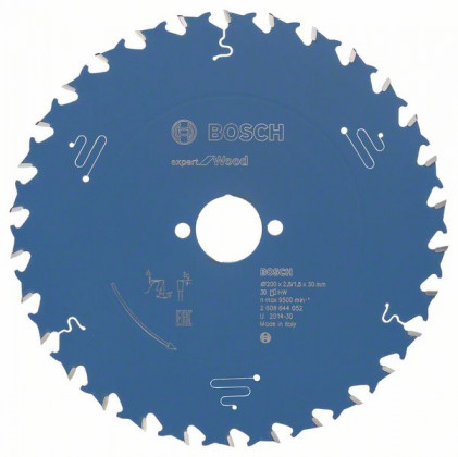 BOSCH 2608644052 Saw blade Expert for Wood 200 x 30 x 2.8 mm, 30