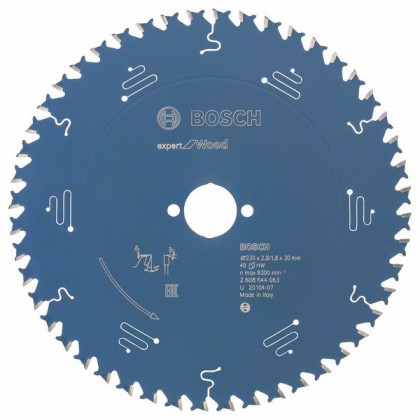 BOSCH 2608644063 Saw blade Expert for Wood 230 x 30 x 2.8 mm, 48