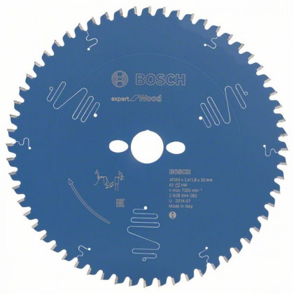 BOSCH 2608644082 Saw blade Expert for Wood 260 x 30 x 2.4 mm, 60