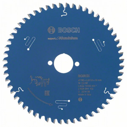 BOSCH 2608644102 Saw blade Expert for Aluminum 190 x 30 x 2.6 mm, 56