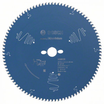 BOSCH 2608644116 Saw blade Expert for Aluminum 315 x 30 x 2.8 mm, 96