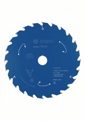 BOSCH 2608644507 Saw blade Expert for Wood for battery saws 165×1.5/1×20mm, 24
