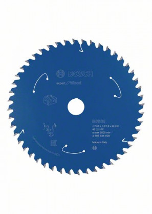 BOSCH 2608644509 Saw blade Expert for Wood for battery saws 165x1.5/1x20mm, 48