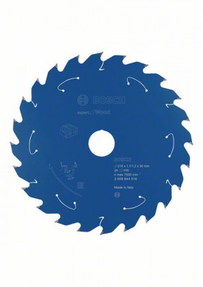 BOSCH 2608644516 Saw blade Expert for Wood for battery saws 210x1.7/1.2x30mm, 24
