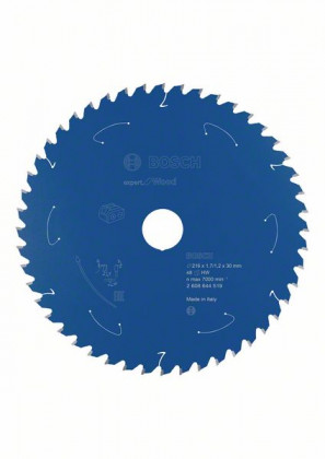 BOSCH 2608644519 Saw blade Expert for Wood for battery saws 216x1.7/1.2x30mm, 48