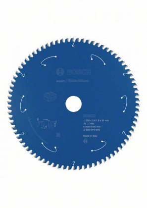 BOSCH 2608644545 Saw blade Expert for Aluminum - Battery saws 250×2.4×30mm, 78