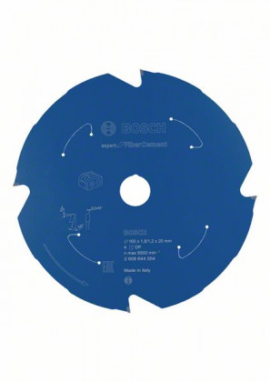 BOSCH 2608644554 Saw blade Expert for FibreCement for AKU p. 160×1.8×20mm, 4