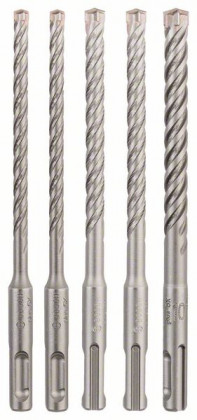 BOSCH 2608833911 5-piece hammer drill set SDS plus-5X, 6/6/8/8/10 mm