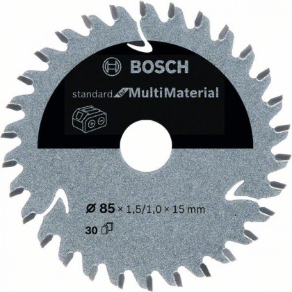 BOSCH 2608837752 Saw blade Standard for MultiMaterial for AKU p. 85×1.5×15mm, 30