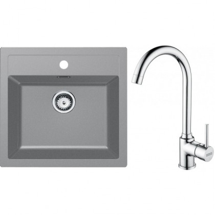 FRANKE Set T102Š SID 610 gray + FP 9000.031