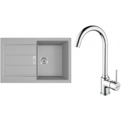 FRANKE Set T104Š S2D 611-78 gray + FP 9000.031