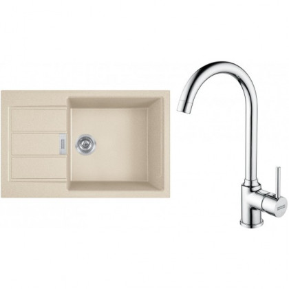 FRANKE Set T106BE S2D 611-78 XL beige + FP 9000.031