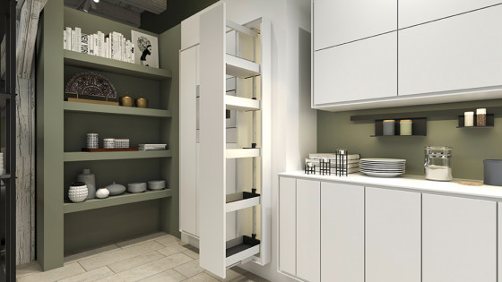 KES 054382 Dispensa frame 1600-2000mm white