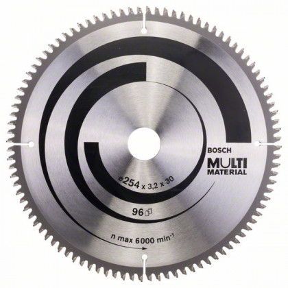 BOSCH 2608640451 Saw blade Multi Material 254 x 30 x 3.2 mm; 96