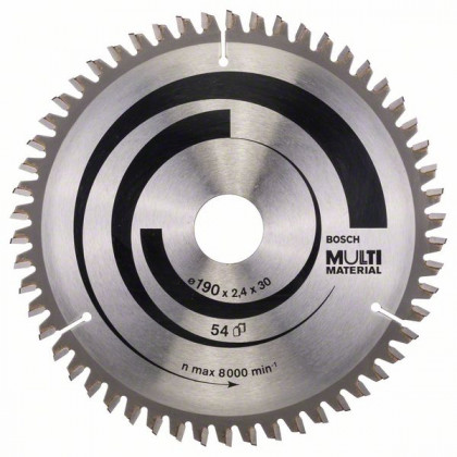 BOSCH 2608640509 Saw blade Multi Material 190 x 30 x 2.4 mm; 54