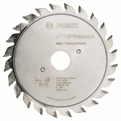 BOSCH 2608642129 Pre-cutting disc Laminated Panel 120 x 20 x 2.8-3.6 mm, 12+12