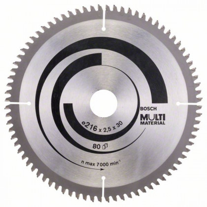 BOSCH 2608640447 Saw blade Multi Material 216 x 30 x 2.5 mm; 80