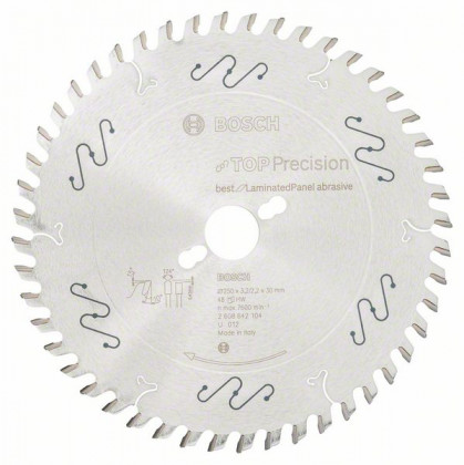 BOSCH 2608642104 Saw blade Best for Laminated Panel 250 x 30 x 3.2 mm, 48