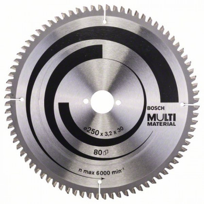 BOSCH 2608640516 Saw blade Multi Material 250 x 30 x 3.2 mm; 80