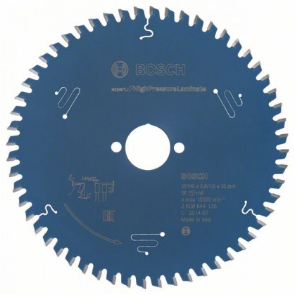 BOSCH 2608644135 Saw blade Expert for High Pressure Laminate 190 x 30 mm, 56