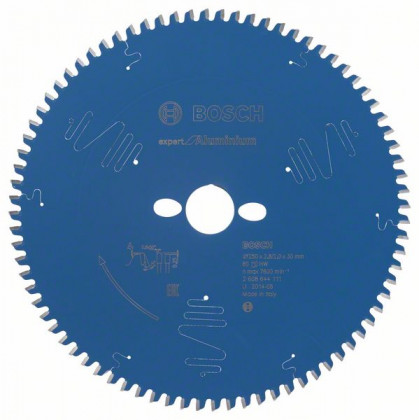 BOSCH 2608644111 Saw blade Expert for Aluminum 250 x 30 x 2.8 mm, 80