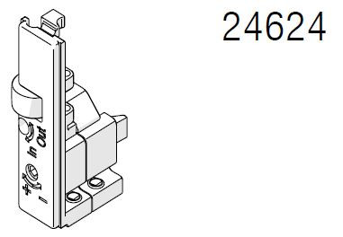 HAWA 24624 Concepta 25/35 adjustment regulator upper left/lower right