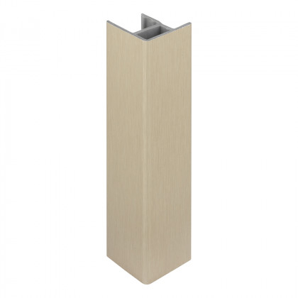 SCILM corner coupling/end cap 150 mm, stainless steel ground