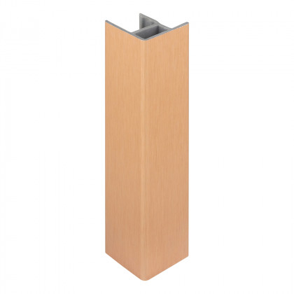 SCILM corner coupling/end cap 100 mm, brushed copper