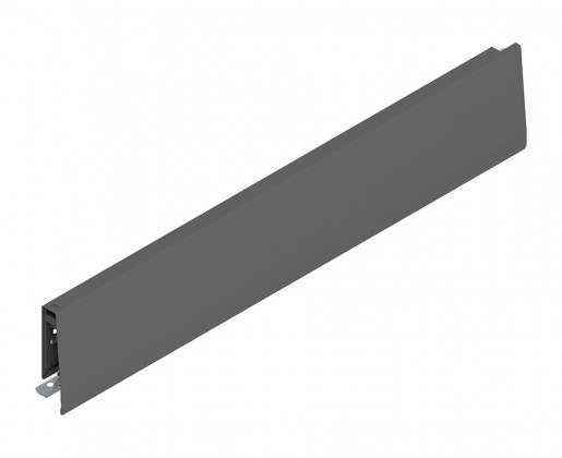 BLUM 470M4502S sidewall MERIVOBOX M 450 mm, R, dark grey, OG-M