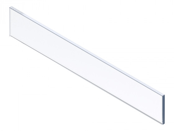 BLUM ZE4L458G front low glass MERIVOBOX, KB600mm (for cabinet side 18/19), clear