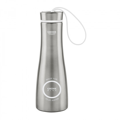 GROHE 40848SD0 Blue water bottle stainless steel, brushed
