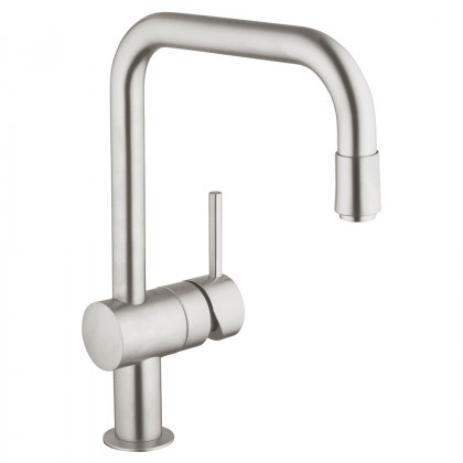 GROHE 30435DC0 Tap VENTO U-discharge with supersteel pull-out aerator