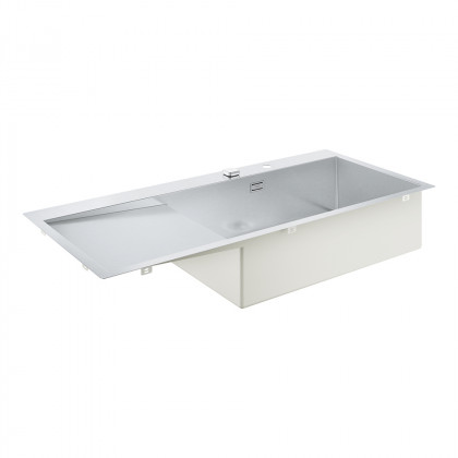 GROHE 31582SD1 Sink K1000 80-S 1160 x 520mm sink right stainless steel, brushed