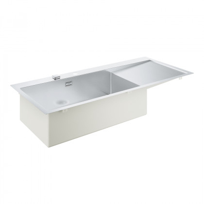 GROHE 31581SD1 Sink K1000 80-S 1160 x 520mm sink left stainless steel, brushed