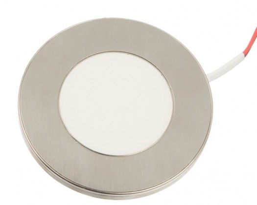 LED spotlight BAILEN 12V 3W brushed steel white neutral