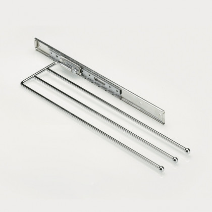 HETTICH 49235 retractable and swinging towel rack 3-arm