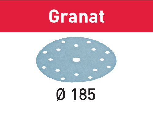 FESTOOL 499629 Abrasive sheet STF D185/16 P100 GR/100 Granat