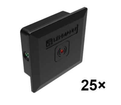 LEHMANN Industrial packaging of Captura type C1 lock front covers for metal door