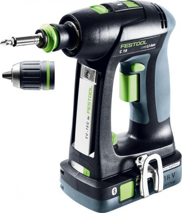 FESTOOL 577427 Cordless Drill Driver C 18 HPC 4.0 I-Plus Organizer Ed.