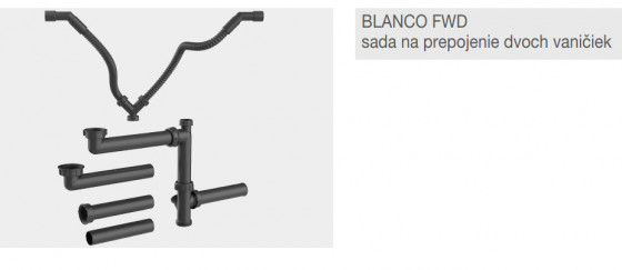 BLANCO 526772 Accessories FWD set for connecting trays