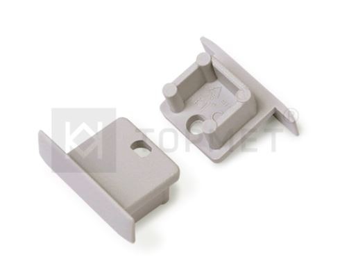 StrongLumio end caps for Smart-In 10 profile, grey (pair)
