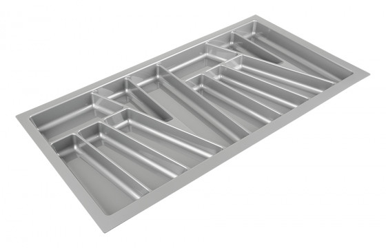 StrongIn Cutlery tray 90/435 (830 x 435 mm) silver metallic