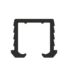 TERNO upper profile 2175/A anodized 2m