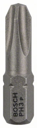 BOSCH 2607001516 Screwdriver bit Extra Hard PH 3, 25 mm, 25 pcs